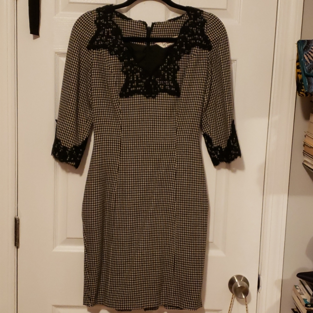 Houndstooth dress